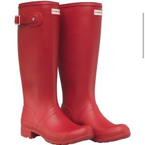 Hunter Original Tour Tall Packable Waterproof Rain Boot